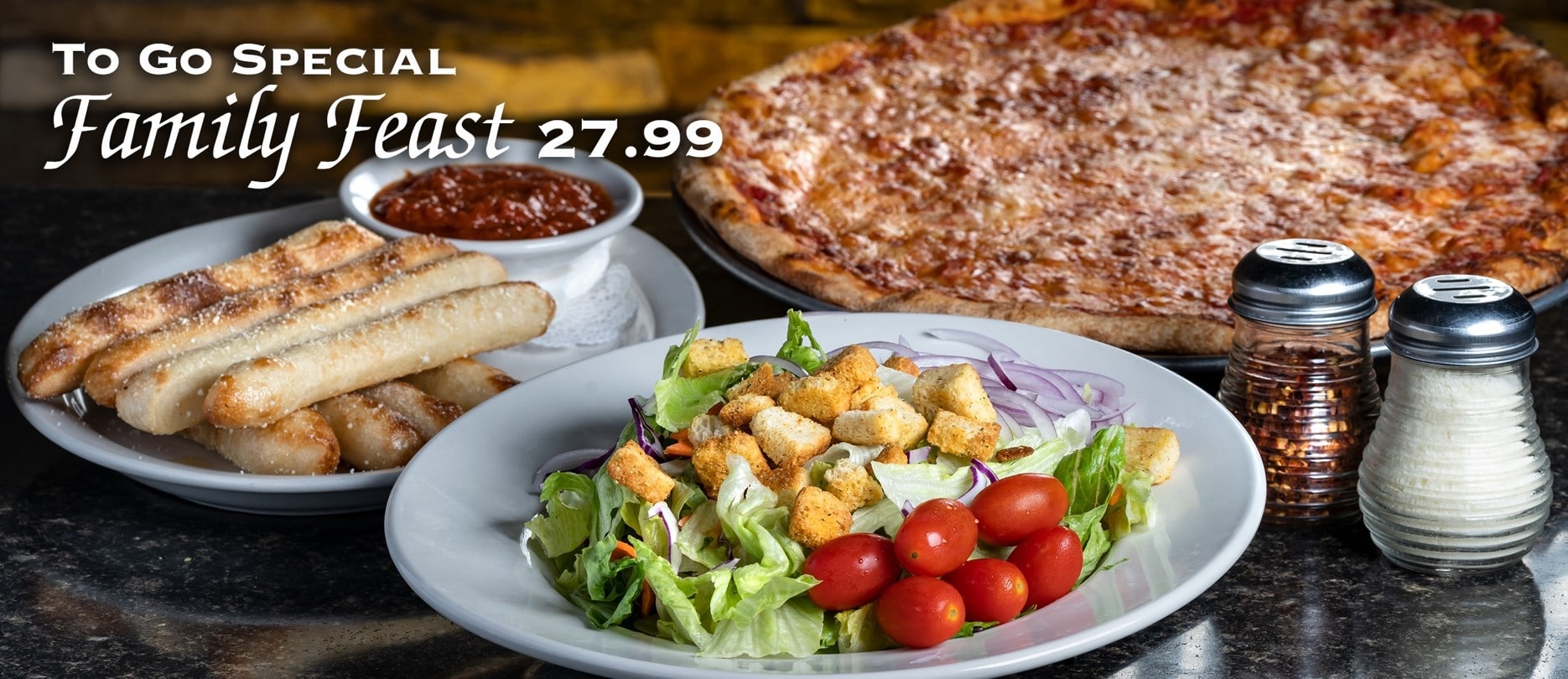 Our delicious Family Feast is a bargain to feed your whole family!